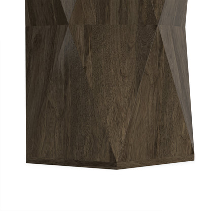 Ash Grey | Mckinley 16 inch Hexagon Geometric Accent Table