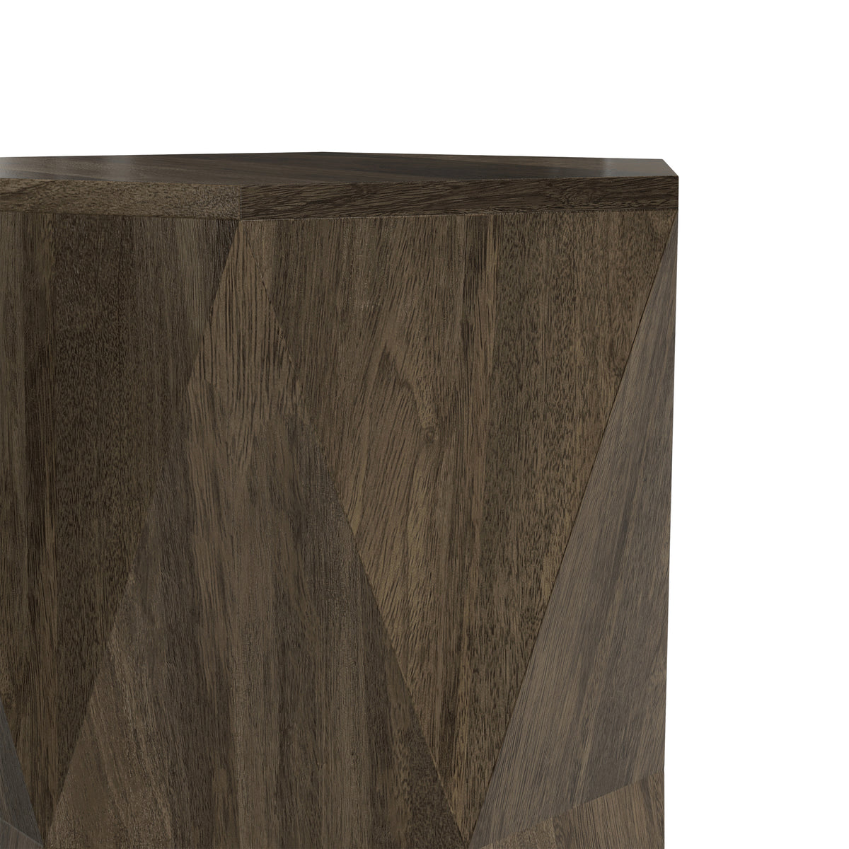 Ash Grey | Mckinley 16 inch Hexagon Geometric Accent Table