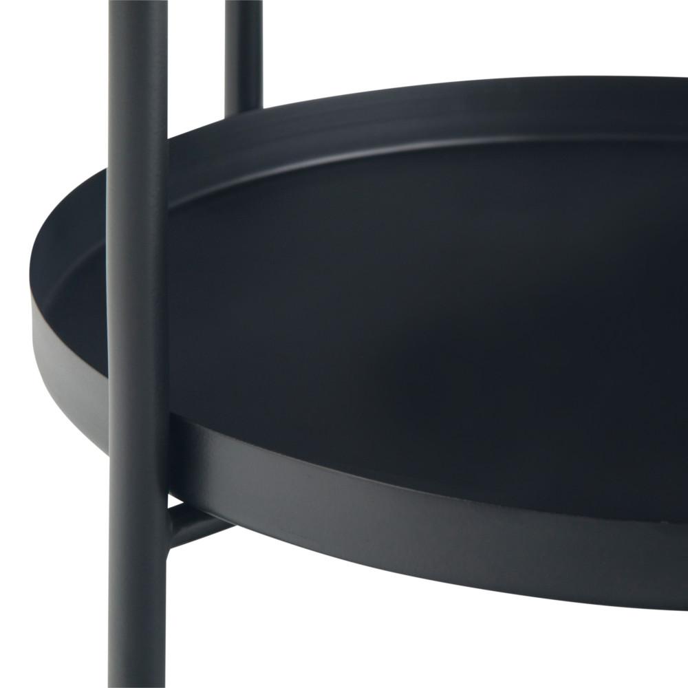 Black | Monet Metal End Table