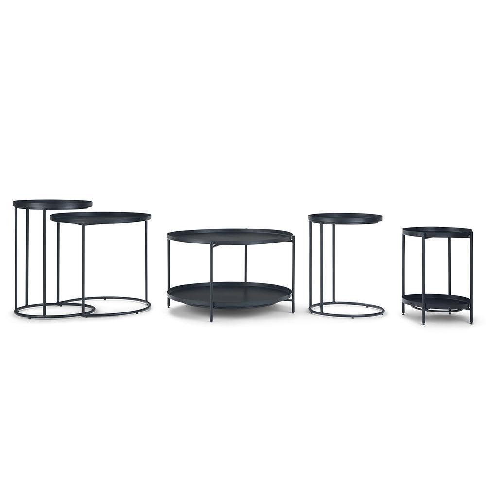 Black | Monet Metal End Table