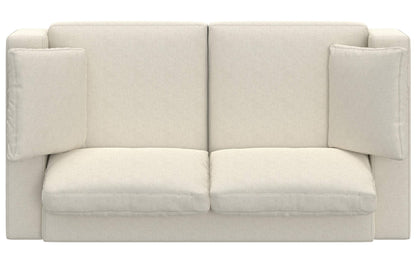 Cream Performance Fabric | Charlie 78 inch Deep Seater Sofa