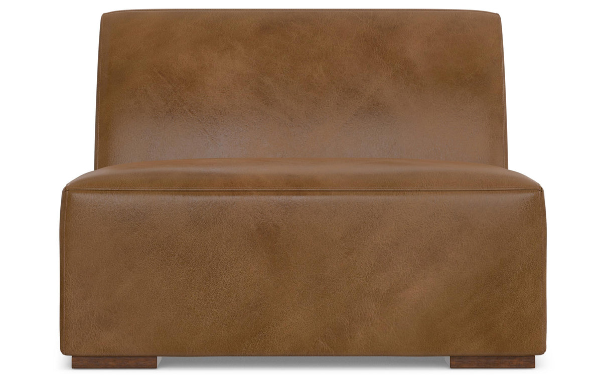 Caramel Brown Genuine Leather | Rex Center Module in Genuine Leather