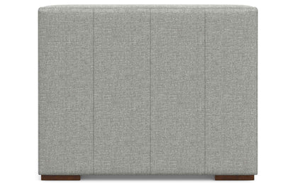 Pale Grey Performance Fabric | Rex Center Module in Performance Fabric