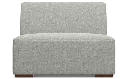 Pale Grey Performance Fabric | Rex Center Module in Performance Fabric