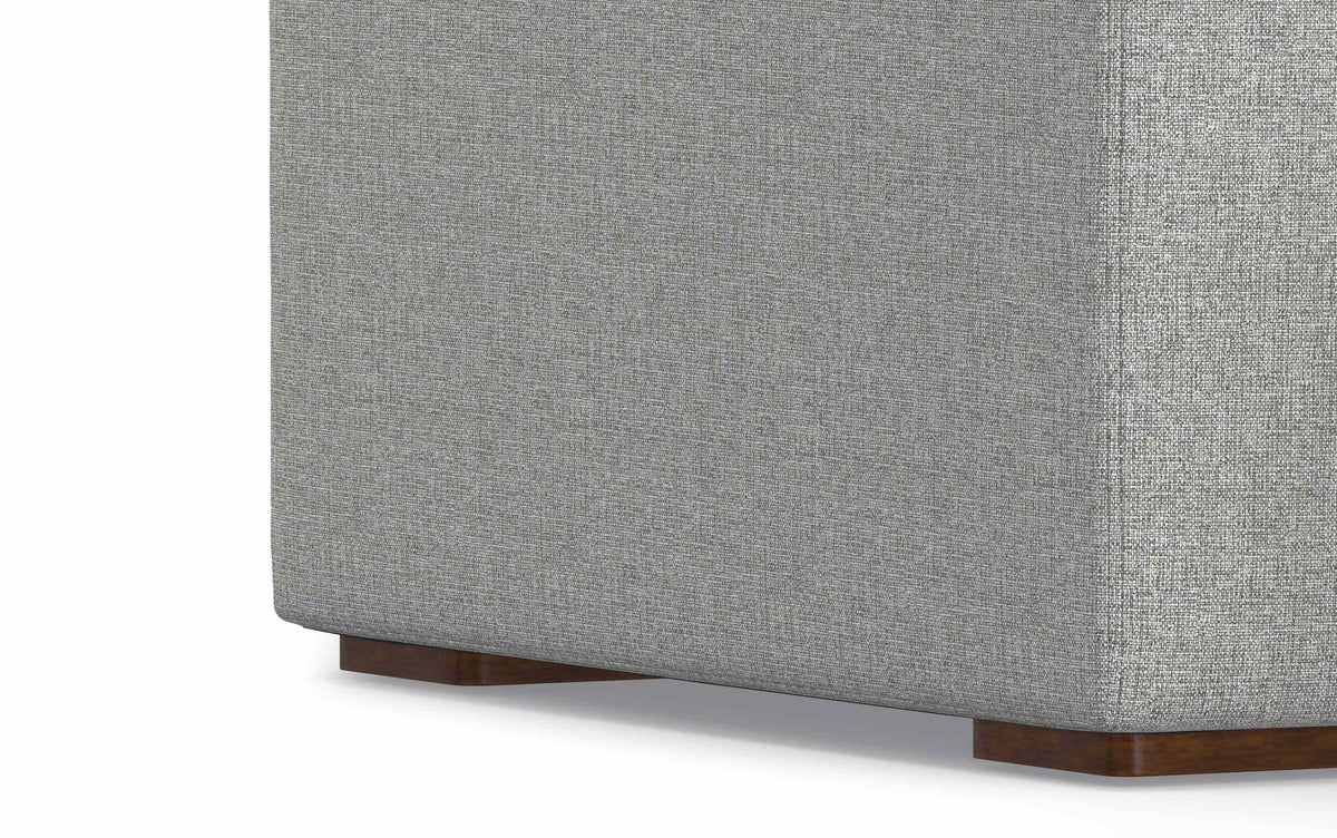 Pale Grey Performance Fabric | Rex Left Chaise Module in Performance Fabric