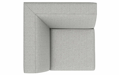 Pale Grey Performance Fabric | Rex Corner Module in Performance Fabric