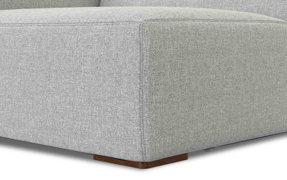 Pale Grey Performance Fabric | Rex Left Arm Module in Performance Fabric