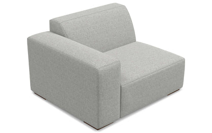 Pale Grey Performance Fabric | Rex Left Arm Module in Performance Fabric