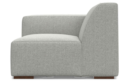 Pale Grey Performance Fabric | Rex Left Arm Module in Performance Fabric