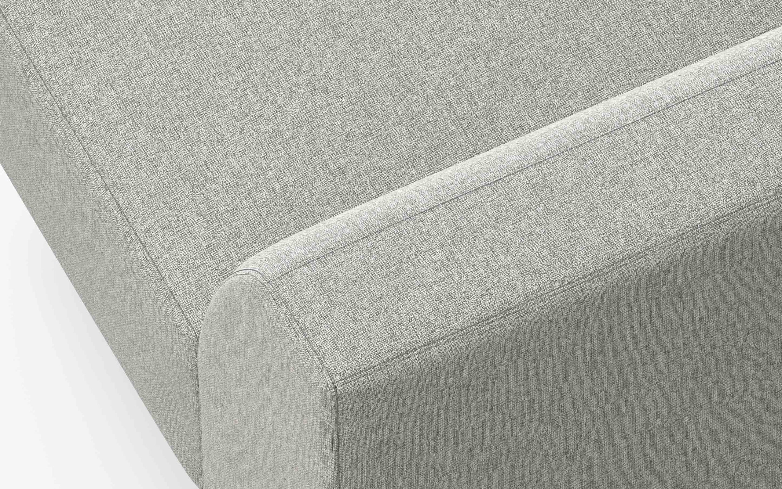 Pale Grey Performance Fabric | Rex Left Arm Module in Performance Fabric
