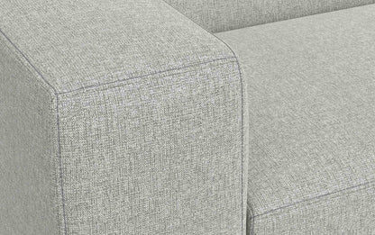 Pale Grey Performance Fabric | Rex Left Arm Module in Performance Fabric