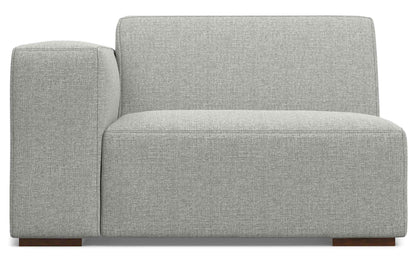 Pale Grey Performance Fabric | Rex Left Arm Module in Performance Fabric