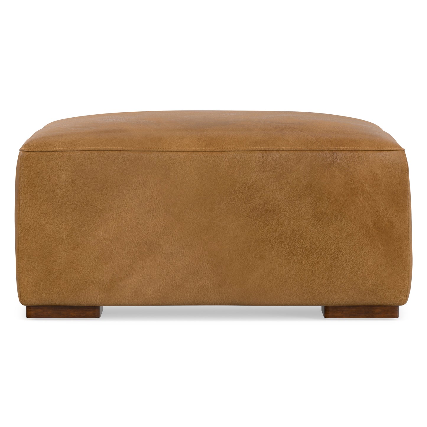 Sienna Genuine Leather | Rex Ottoman in Genuine Leather
