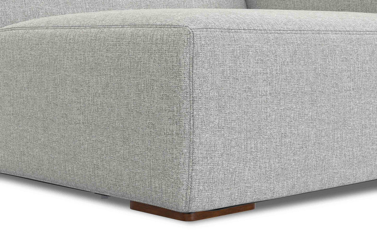 Pale Grey Performance Fabric | Rex Right Arm Module in Performance Fabric
