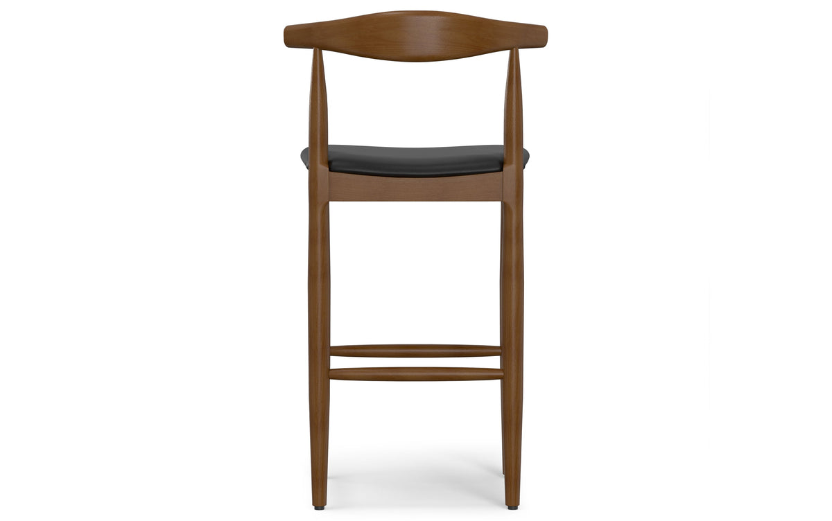 Black Vegan Leather | Molly Bar Stool