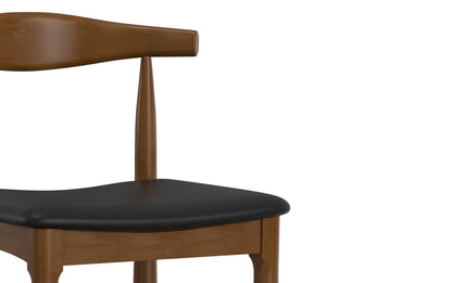 Black Vegan Leather | Molly Bar Stool