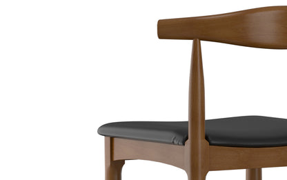 Black Vegan Leather | Molly Bar Stool
