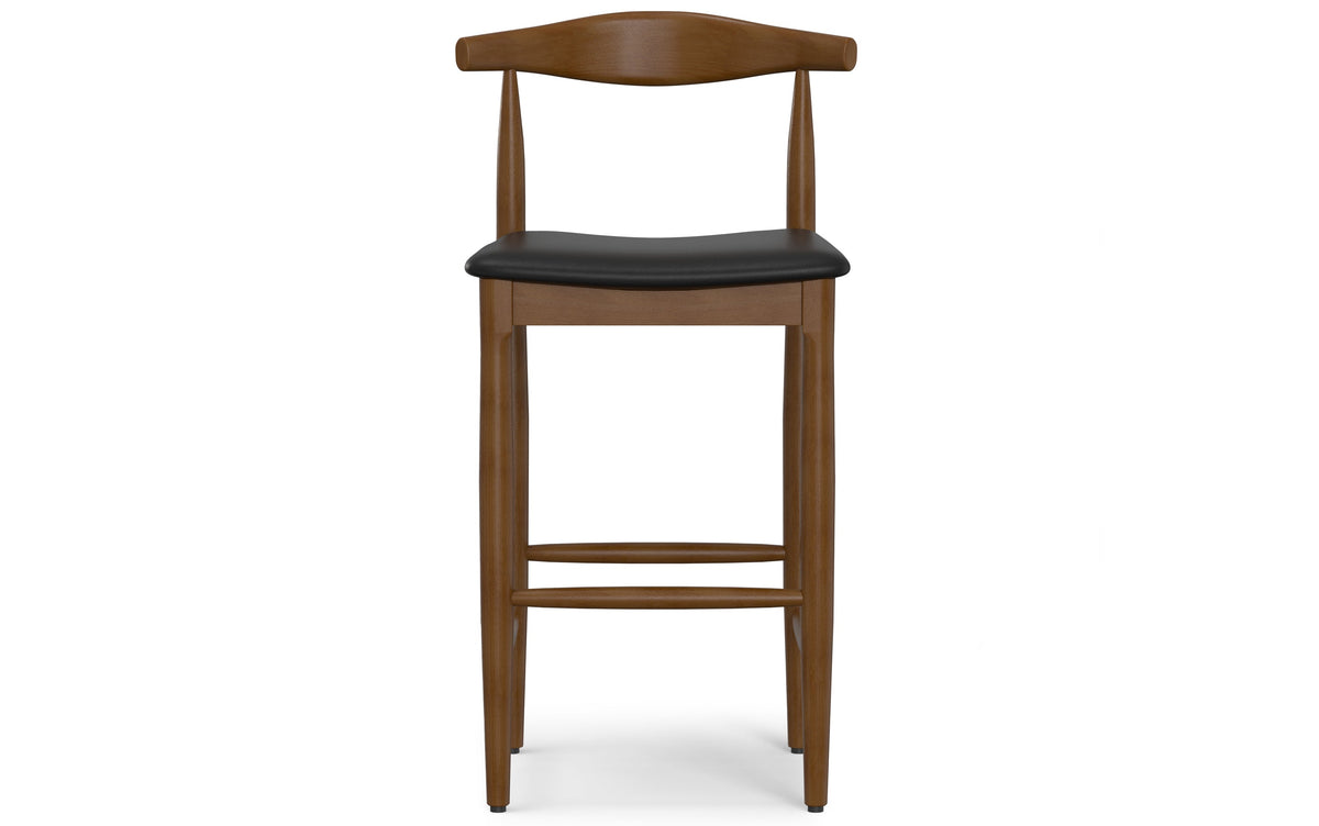 Black Vegan Leather | Molly Bar Stool
