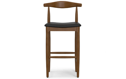 Black Vegan Leather | Molly Bar Stool