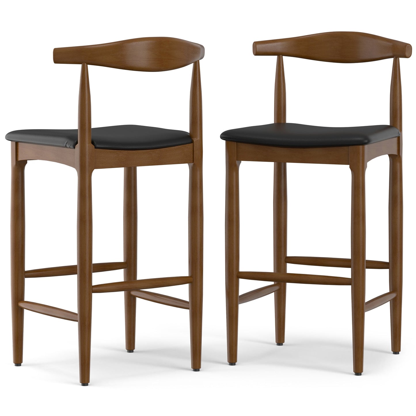 Black Vegan Leather | Molly Bar Stool