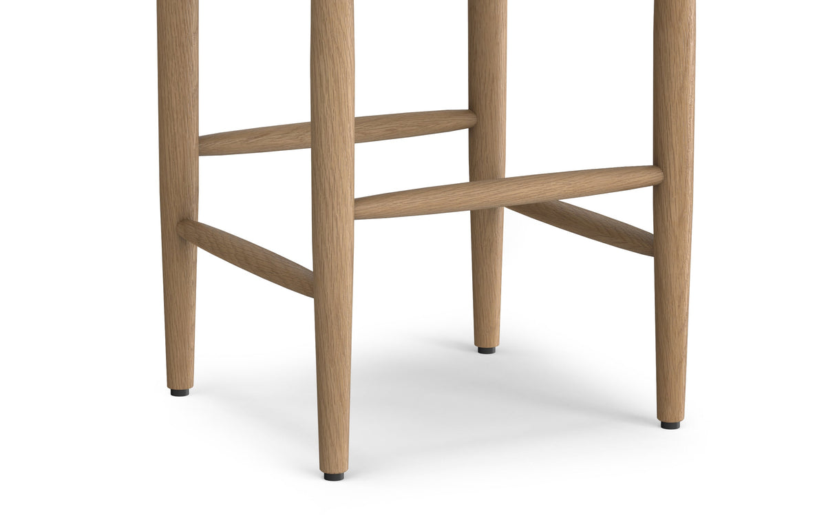 Natural Vegan Leather | Molly Bar Stool