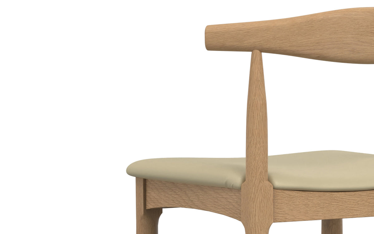 Natural Vegan Leather | Molly Bar Stool