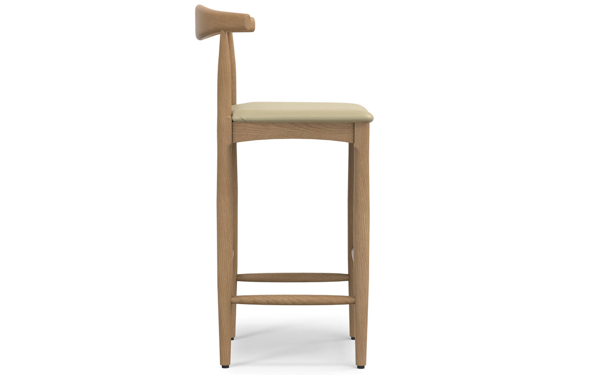 Natural Vegan Leather | Molly Bar Stool