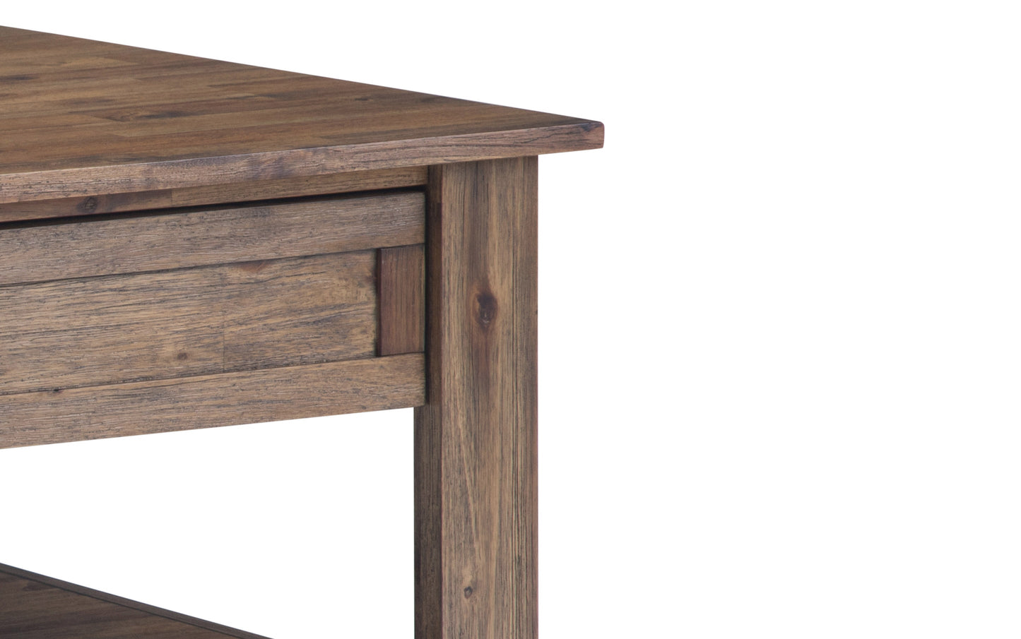 Rustic Natural Aged Brown | Monroe Square Coffee Table