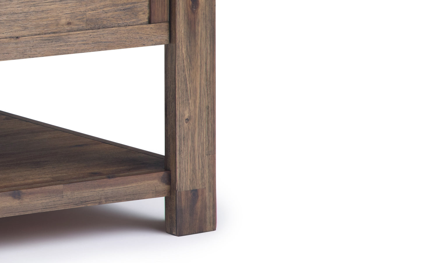 Rustic Natural Aged Brown | Monroe Square Coffee Table