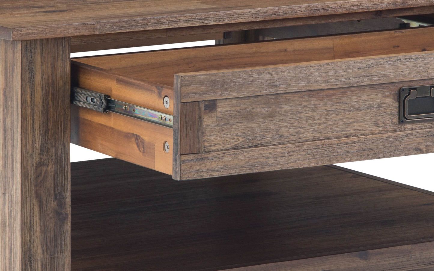Rustic Natural Aged Brown | Monroe Square Coffee Table