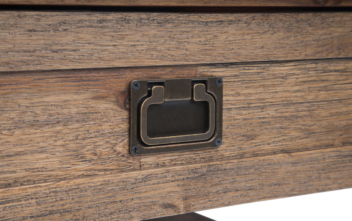 Rustic Natural Aged Brown | Monroe Square Coffee Table