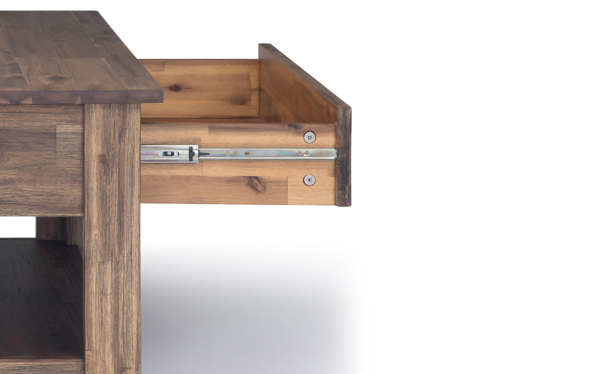 Rustic Natural Aged Brown | Monroe Square Coffee Table