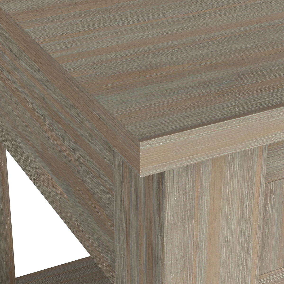 Distressed Grey | Monroe End Table in Acacia