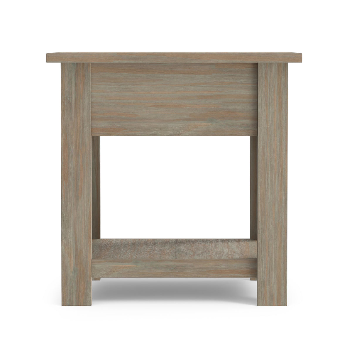 Distressed Grey | Monroe End Table in Acacia