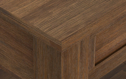 Rustic Natural Aged Brown | Monroe End Side Table