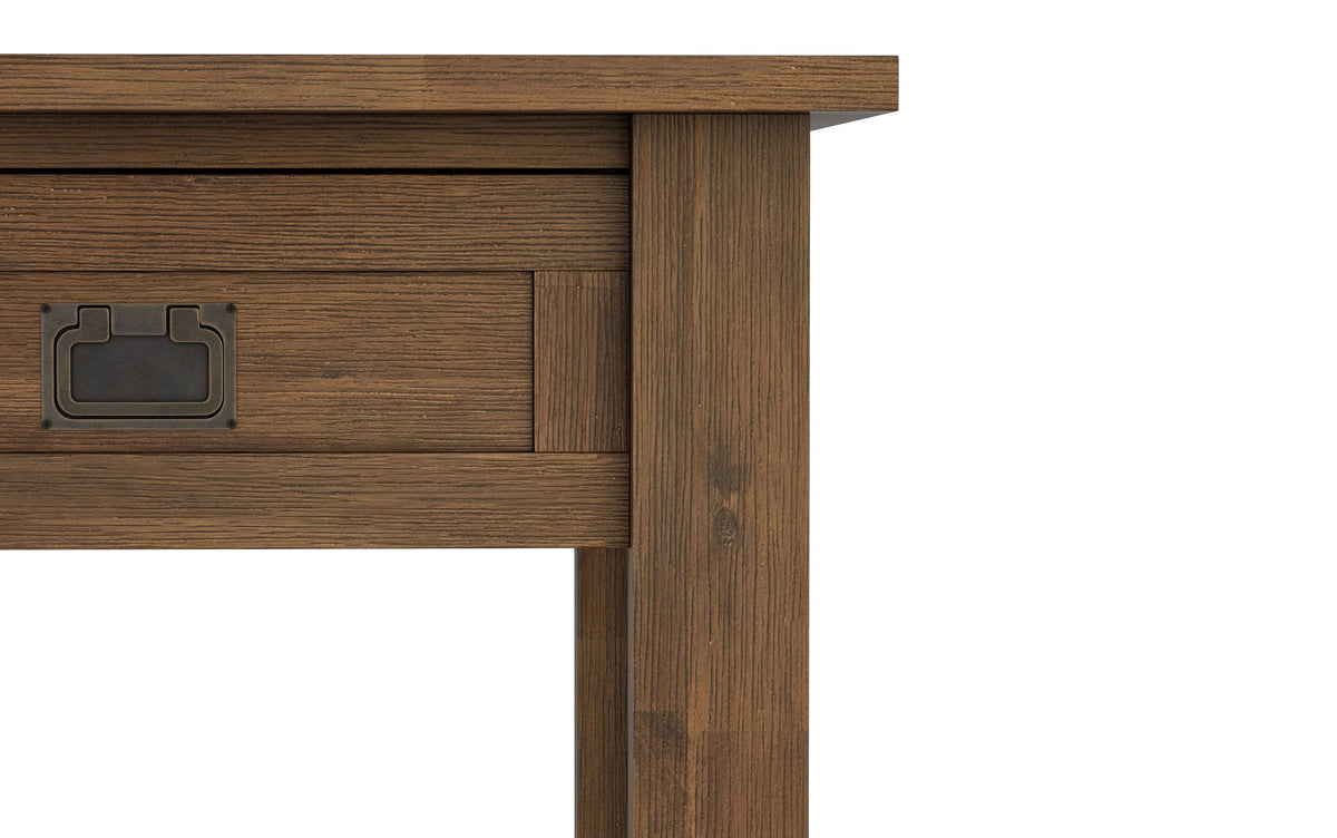Rustic Natural Aged Brown | Monroe End Side Table