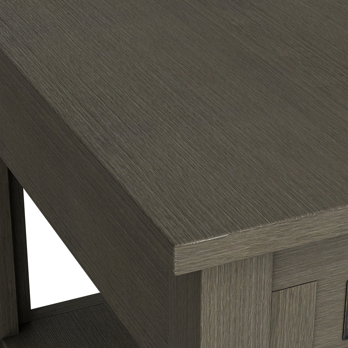 Farmhouse Grey | Monroe Narrow Side Table in Acacia