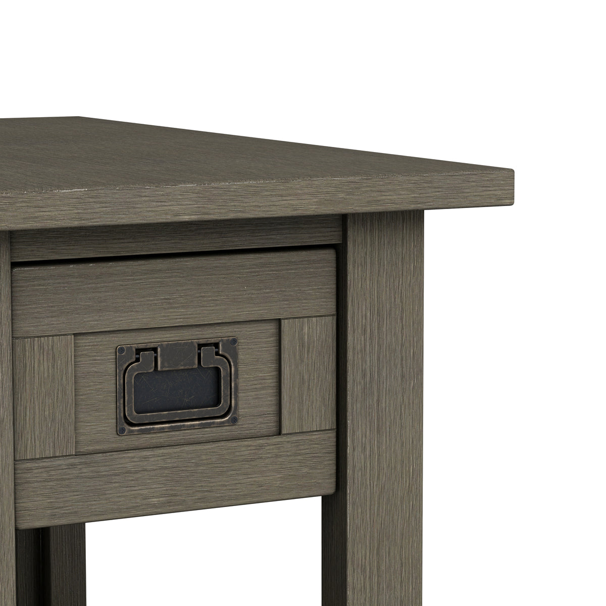 Farmhouse Grey | Monroe Narrow Side Table in Acacia