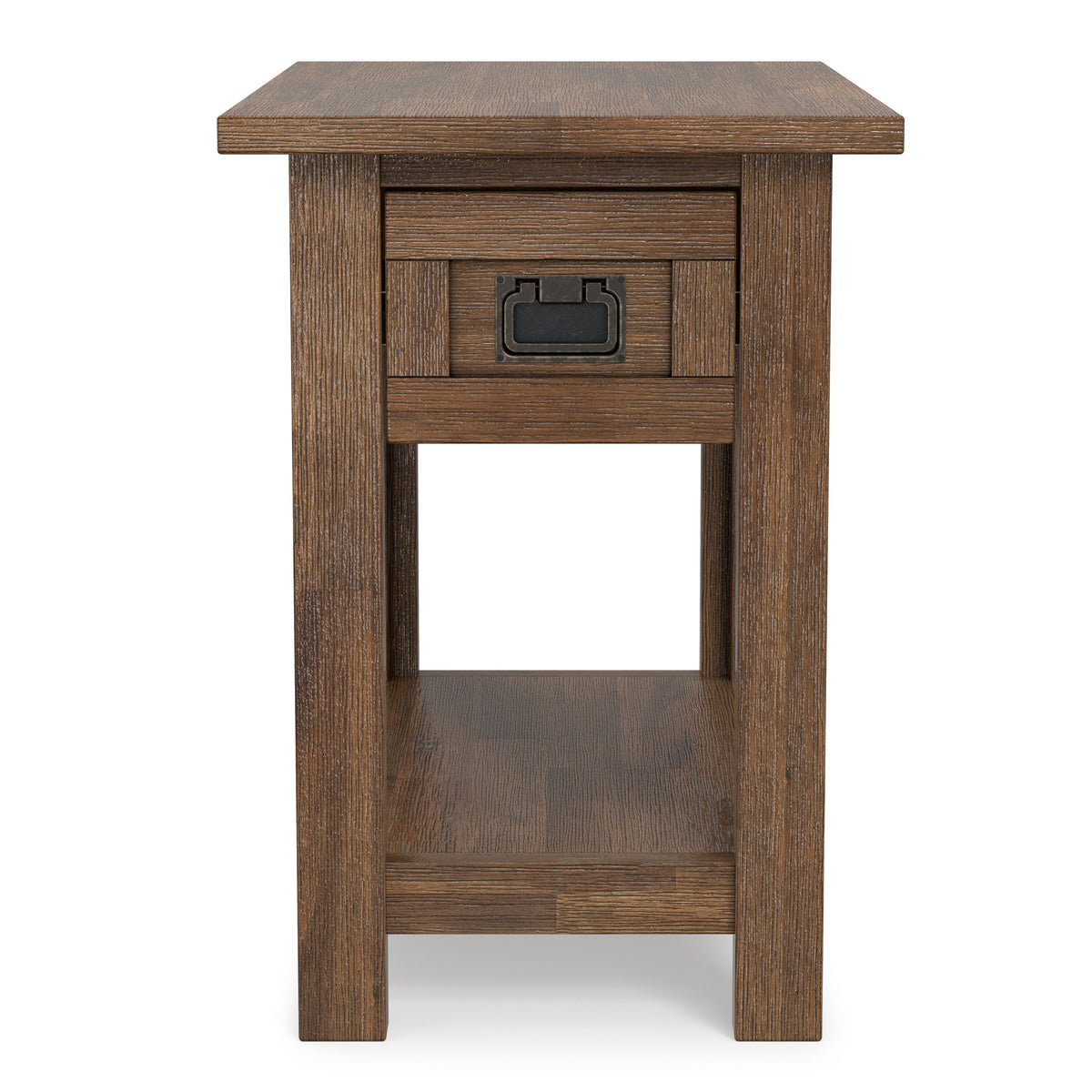 Rustic Natural Aged Brown | Monroe Narrow Side Table