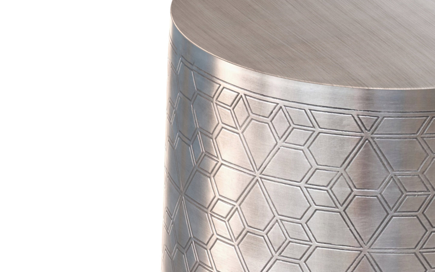 Johnsen 15 inch Geometric Pattern Accent Table