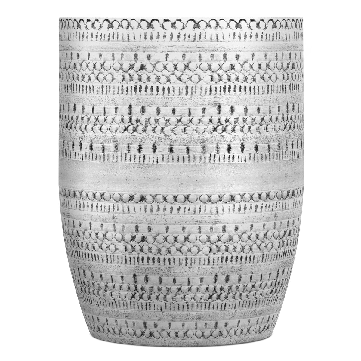 Antique Silver | Johnsen Large Metal Accent Table