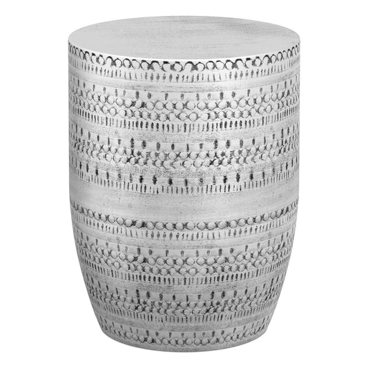 Antique Silver | Johnsen Large Metal Accent Table