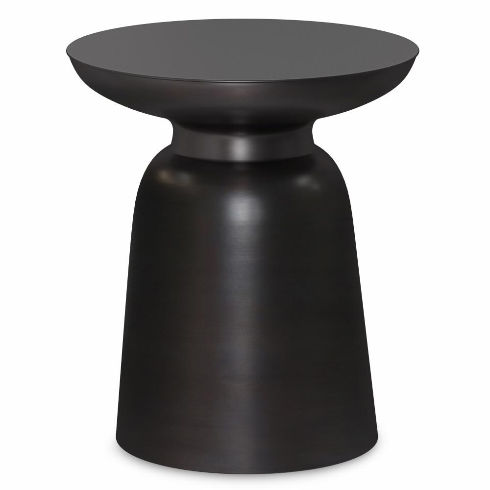 Aged Copper 17 Inch | Toby Metal Accent Table