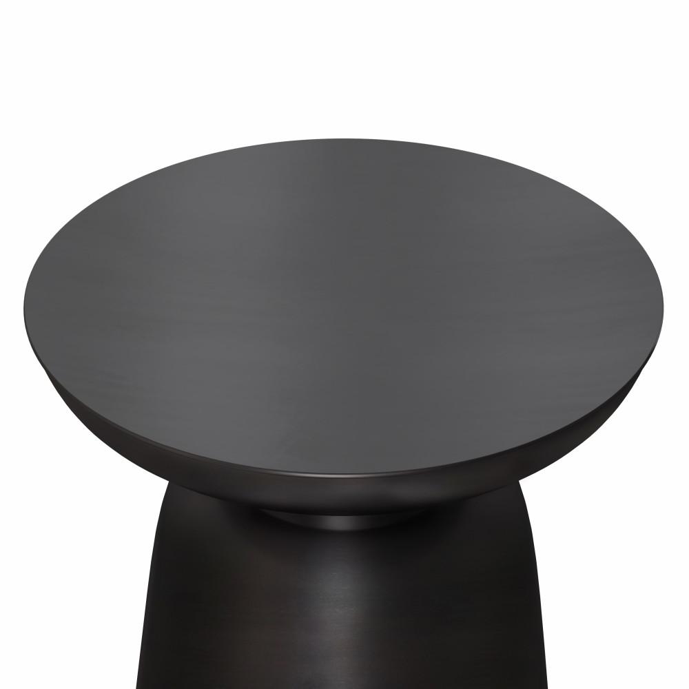 Aged Copper 17 Inch | Toby Metal Accent Table