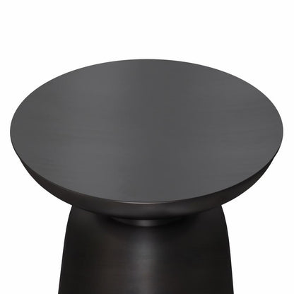 Aged Copper 17 Inch | Toby Metal Accent Table
