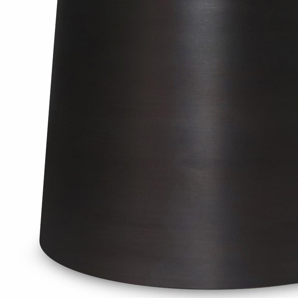 Aged Copper 17 Inch | Toby Metal Accent Table