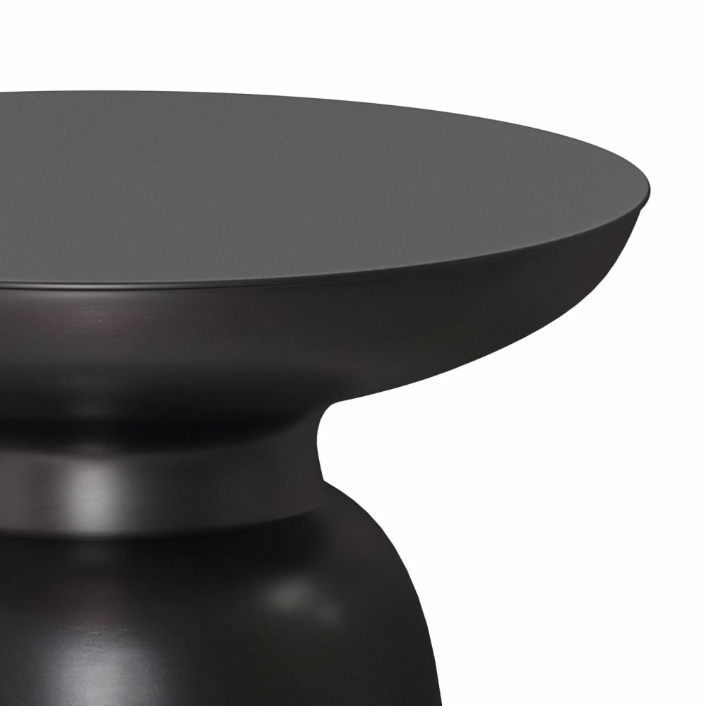 Aged Copper 17 Inch | Toby Metal Accent Table