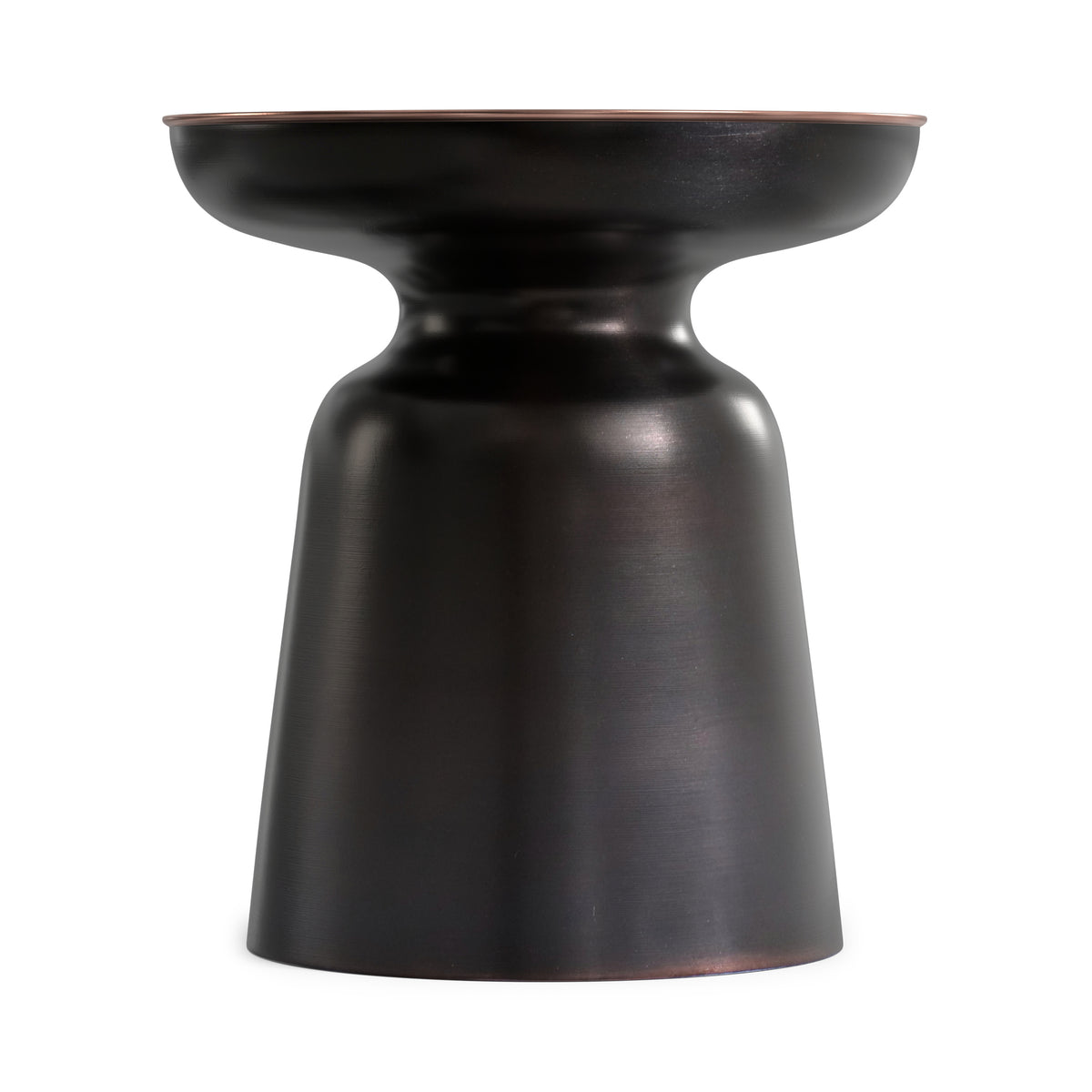 Aged Copper 17 Inch | Toby Metal Accent Table