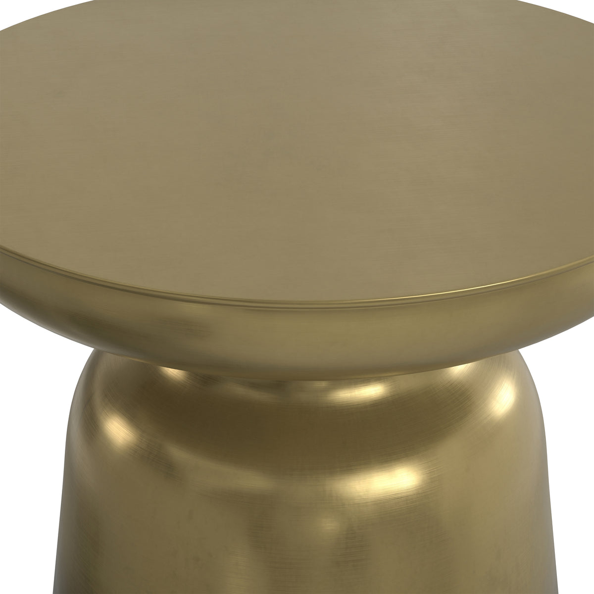 Black Gold Ombre 17 Inch | Toby Metal Accent Table