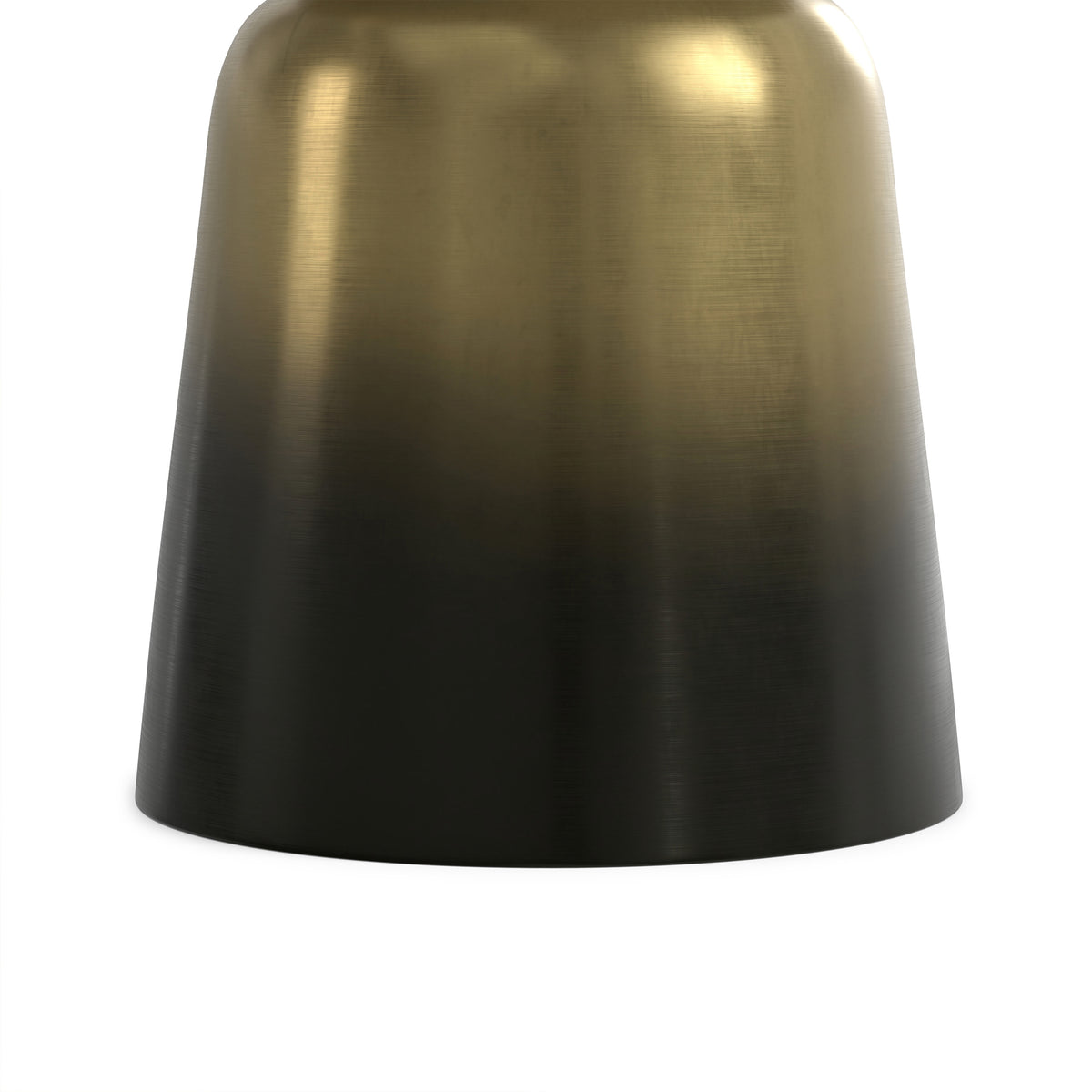 Black Gold Ombre 17 Inch | Toby Metal Accent Table